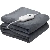 Terraillon Cozy Couverture chauffante 120 W Gris Polyester