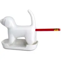 Winkee Taille-crayon chien avec son - blanc