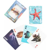 Kikkerland Jeu De Cartes Fish 3d
