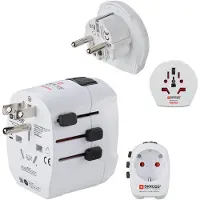 Hama Adaptateur De Voyage Universel World Travel Pro Light Usb (223474)