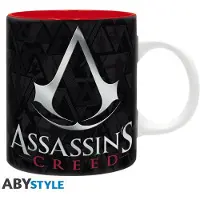 Assassin's creed Mug Gaming de Assassin's Creed - Blason Rouge & Noir - pour Unisexe - noir/blanc/rouge - Taille Standard
