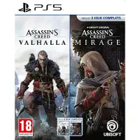 Compilation Assassin's Creed Valhalla PS5 + Assassin's Creed Mirage PS5