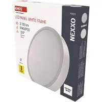 Emos Luminaire LED NEXXO, rond, blanc, 28,5W, blanc neutre, ZM5155