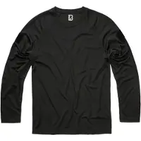 Brandit T-shirt manches longues de - Top à manches longues et séchage rapide - S - 5XL - pour Homme - noir - Taille XL