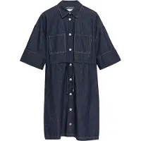 Comma Robe-chemise bleu denim