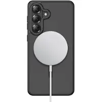 Tech-Protect Magcam Magsafe Galaxy S26 Matte Schwarz (Samsung Galaxy S26), Coque pour téléphone portable, Noir