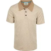 Scotch & soda Polo Maille Jacquard Beige