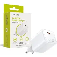 Mobile Origin Chargeur Gan 67 W Super Charger, 1 port USB-C, PW6