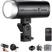 Neewer Q200 2.4G Outdoor Studio Flash (Tête de flash), Flash studio, Noir