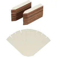 Relaxdays Lot de 120 étiquettes pour plantes, pour l'étiquetage, jardin d'herbes aromatiques et plantes, 10,5 cm de long, étiquettes en bois, couleur naturelle