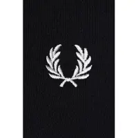 Fred perry pour homme. M7535 Sweat à col ras du cou noir (XL), Casuel, Coton