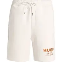 HUGO Pantalon 'Nomario' cognac / blanc cassé