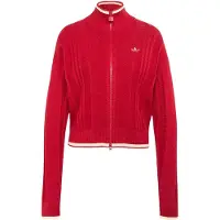 Adidas Firebird Femme - Vestes Zippees, Rouge - Taille XXS (26-28) - Toile de coton