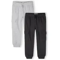 MINOTI Pantalon gris chiné / noir chiné