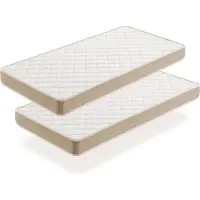 Moonia - Matelas JEUNESSE pack de 2 - 80X130