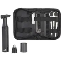Lentz Kit de voyage avec étui - Kit de rasage et d'entretien pour les déplacements