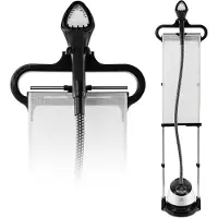 Ufesa Fer à repasser vertical à vapeur Steamy Pad, 1580W, écran LCD, 9 niveaux de vapeur, réservoir de 1,35 L, fonctionnement continu pendant 40 minutes, idéal pour tous les types de tissus