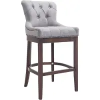 CLP Tabouret de bar Lakewood Tissu, antique