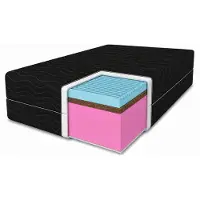 MARPUR Matelas en mousse 80x200 Twist, avec couche de noix de coco, zone de massage, fermeté H3/H4, hauteur 15 cm