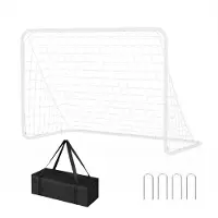 StarTech.com But de football - But pliable et portable 1,8 x 1,2 m - Cadre en acier robuste - Filet d'entraînement avec sac de transport - Pour enfants et adultes - Blanc