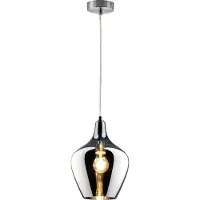 NINO LEUCHTEN Paso 30620102 nickel fumé Lampe à suspension (E14, E27)