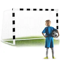 Neo-Sport But de football 300 x 200 x 120 cm NS-465 noir et blanc