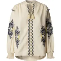 Pepe Jeans pour femme. PL3051425 Chemisier beige Beliza (L), Casuel, Coton, Manche longue