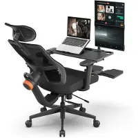 NEWTRAL MagicH-BP Chaise ergonomique avec repose-pieds de la Home Office Desk Chair avec soutien lombaire Auto-Following+DétachableWorkstation Desktop