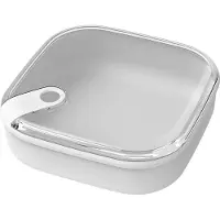 Rotho Boîte fraîcheur 1 l plat ELA, Boîte de conservation, Blanc