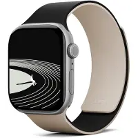 MOFT Apple MOVAS Snap Watch Band 46mm (49 mm, Acier inoxydable, Magnes, Silicone), Sangles de montre, Multicolore, Blanc, Noir