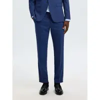 Selected Pantalon à plis 'SLHNeil' bleu nuit