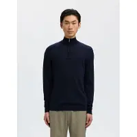 Selected Pull-over 'SLHTray' bleu marine
