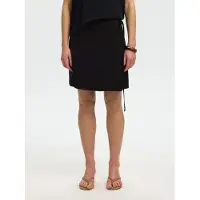 Selected Viva Short Wrap Sun Short Skirt Noir 34 Femme