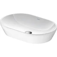 Duravit Vasque à poser D-NEO 600x400mm sans robinetterie blanc (400 mm, 600 mm)