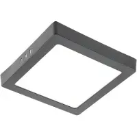 GTV Plafonnier LED LD-MAN19W-NBP-10 MATIS Plus 19W noir,