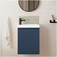 MOB-IN Meuble lave-mains LISA + robinet noir