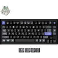 Keychron Clavier Q1 HE 8K à commutateurs magnétiques, entièrement assemblé / Noir / Commutateurs magnétiques Ultra-fast Lime