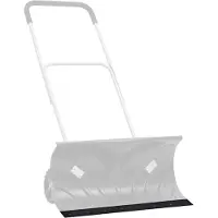 vidaXL Bordure en caoutchouc de chasse-neige noir 180x15x1 cm