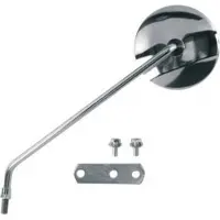 Highsider Vespa Left Rearview Mirror Argenté
