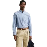 Gant pour homme. 3250255 Chemise Oxford Regular Fit Archive bleue (3XL), Casuel, Coton, Classique, Manche longue