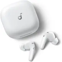 Soundcore Écouteurs sans fil True Wireless Anker R60i, avec réduction de bruit active (ANC), qualité audio Hi-Res, autonomie de 50 heures, indice de protection IP55, Bluetooth 6.1, couleur : blanc