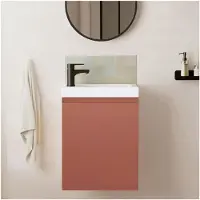 MOB-IN Meuble lave-mains LISA + robinet noir