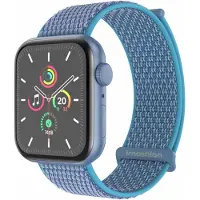 IMoshion Bracelet en nylon pour Apple Watch | 44/45/46/49 mm - Marine Blue