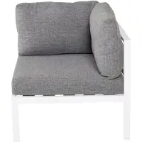 Ebuy24 Copacabana canapé de jardin module dangle blanc.