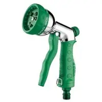 Greemotion Douchette multifonction 8 fonctions : douchette de jardin, douchette sur tuyau, pistolet pulvérisateur