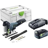 Festool Scie sauteuse pendulaire sans fil PSC 420 EB-Basic 18 V 120 mm Brushless + 1 batterie 5,0 Ah + chargeur rapide + Systainer