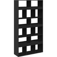 vidaXL Bibliothèque noir 100x33x187,5 cm bois d'ingénierie