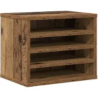 vidaXL Organiseur de bureau Bois ancien 36 x 26 x 29.5 cm
