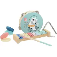 Vilac Ensemble d'instruments - 6 Parties - Bois - - UneTaille - Instruments de Musique