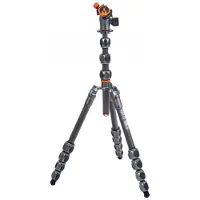 3 Legged Thing Pro 2.0 Albert Carbon tripod & AirHed Pro Grey (Carbone), Trépied, Gris